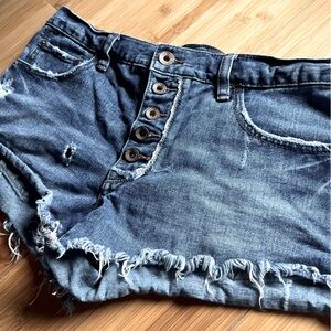 Free People Jean Shorts SZ 27